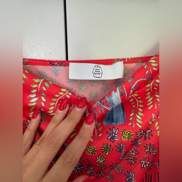 NWOT Dauphinette Floatkerchief Long Slip in Fever Dream - Picture 4 of 4